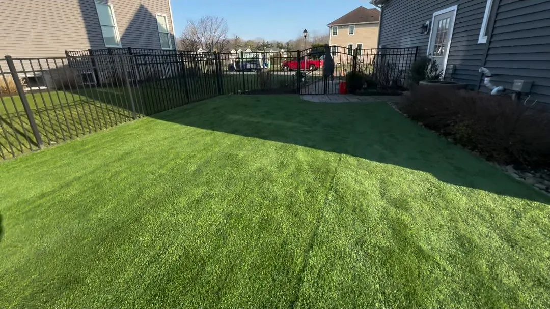 Full Backyard Turf Lawn by Turf Boss Construction in Ocean Township, NJ